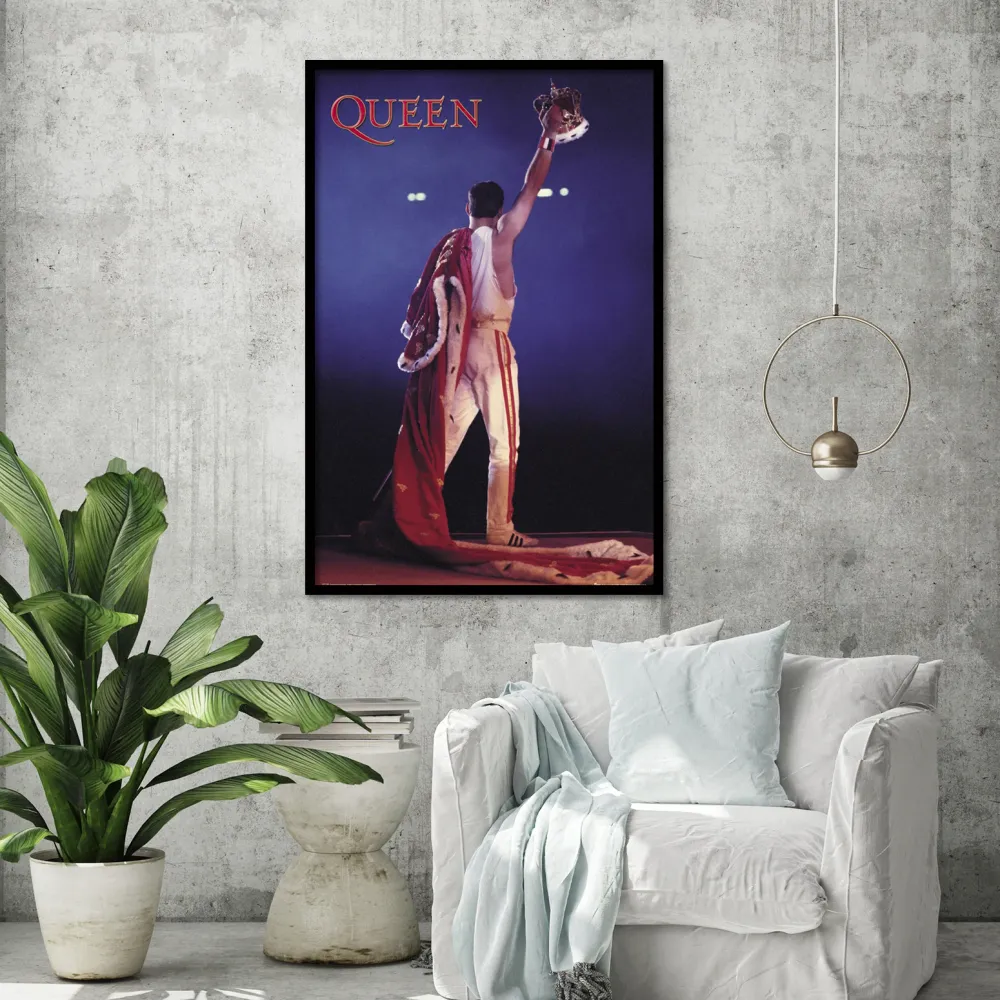 Couronne d'affiche de la reine