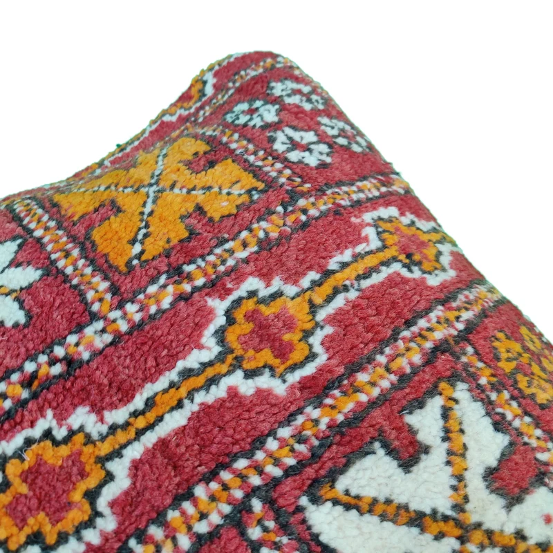 Coussin Bohème Rouge MINA