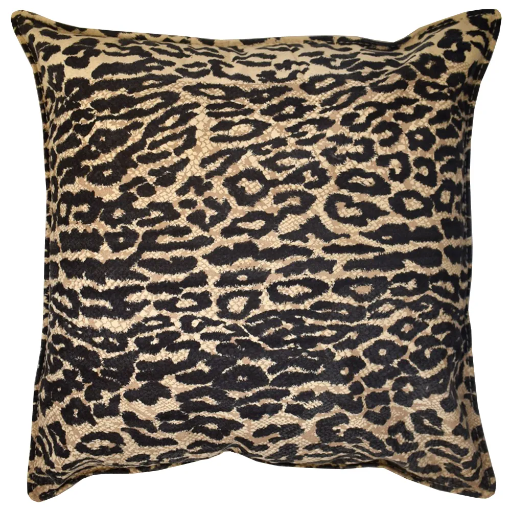 Coussin en cuir - Marine