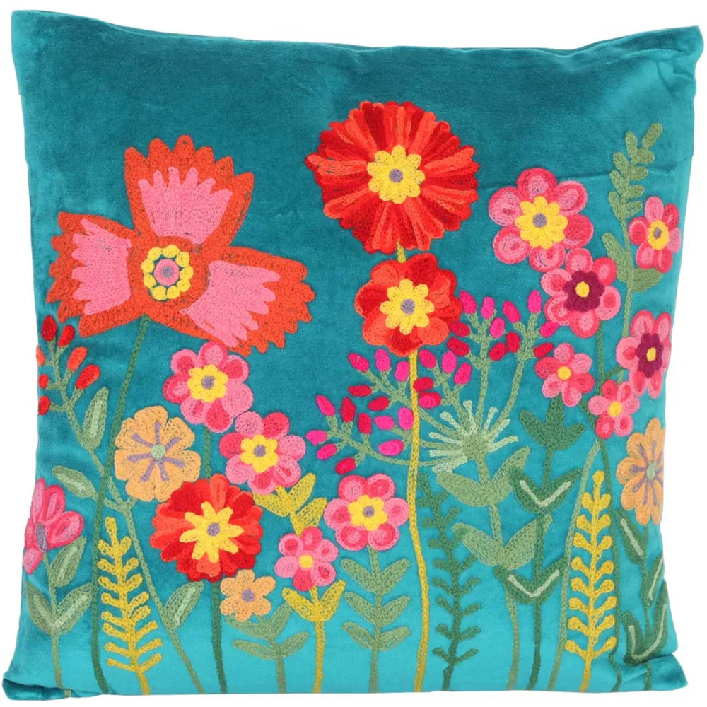 Coussin décoratif Livia avec motif floral