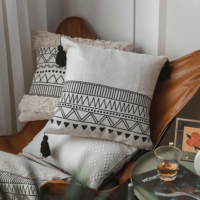 Coussin Macramé Satine Lot de 3