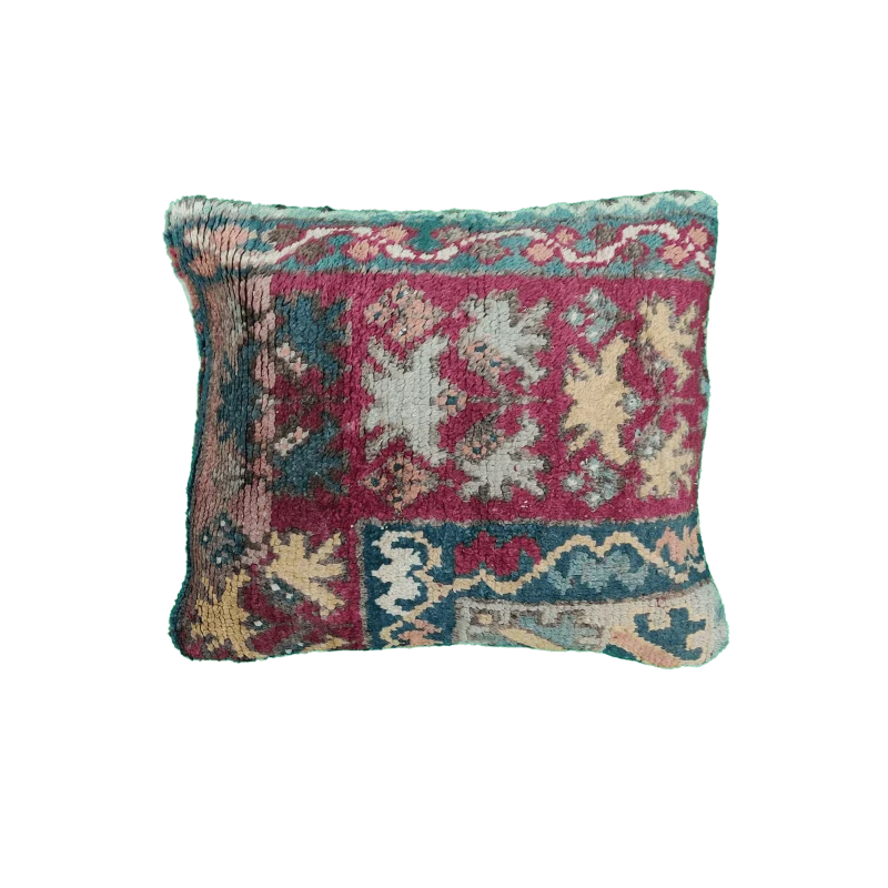 Coussin Marocain Magenta Vintage