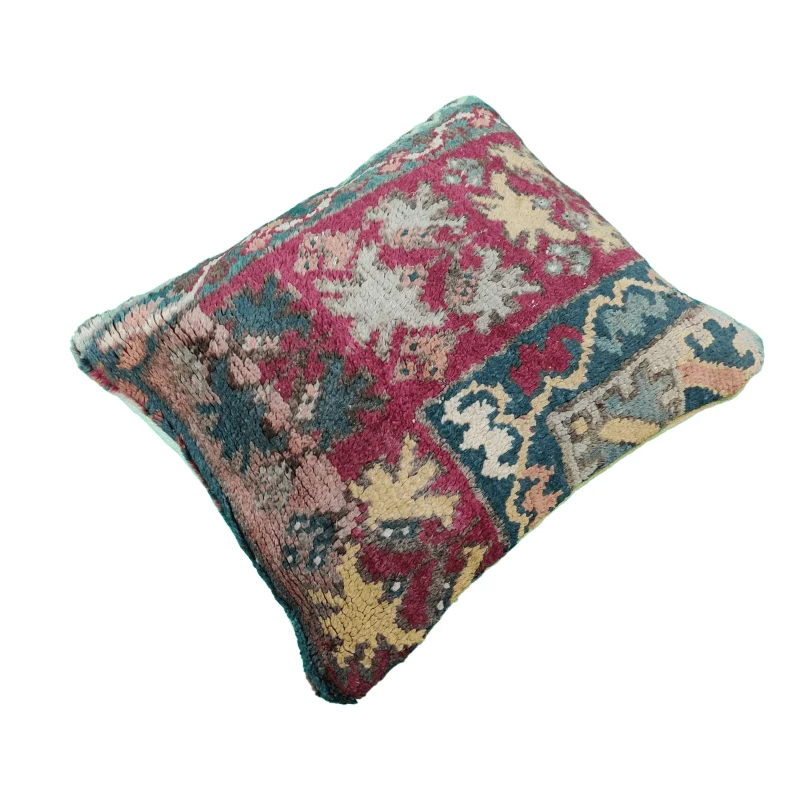 Coussin Marocain Magenta Vintage