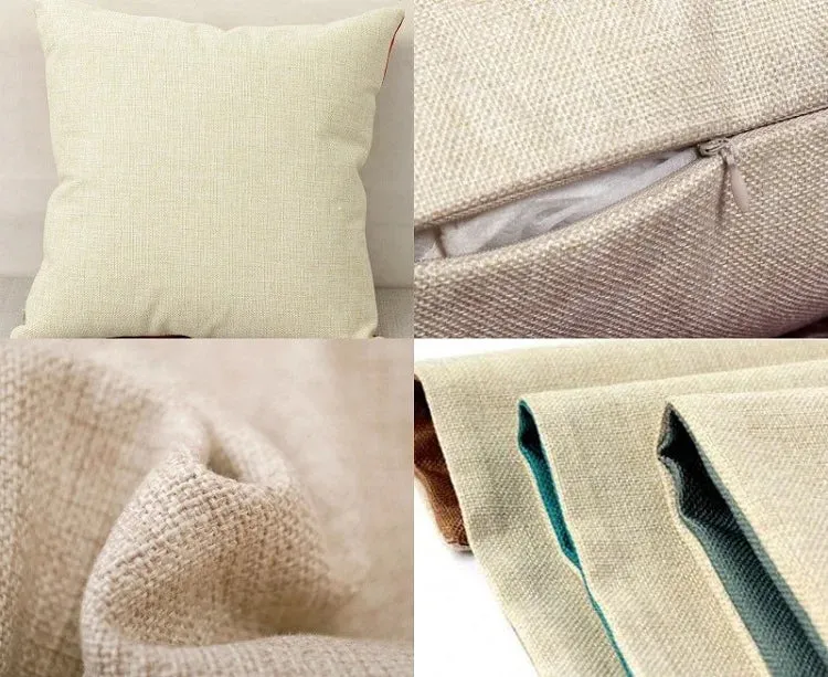 Coussin Savane Orange Beige