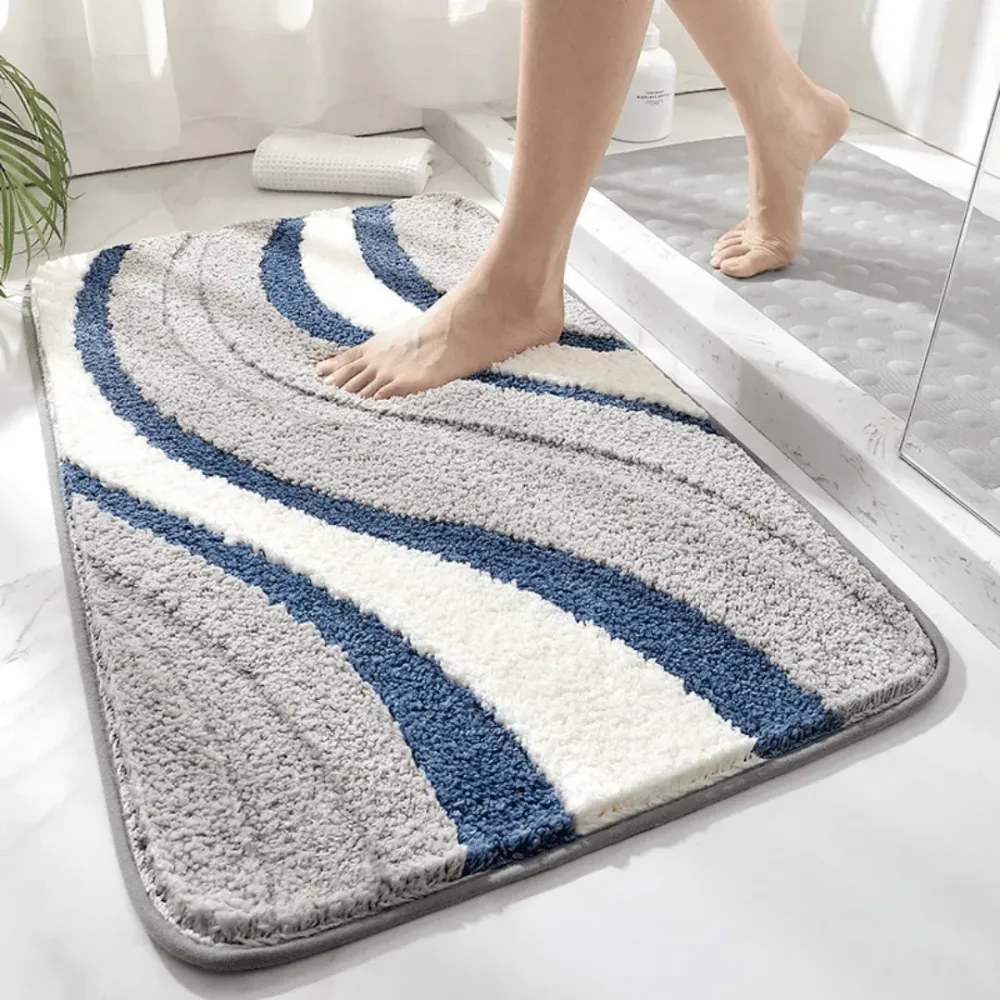 ECOFIBRA – Tapis de bain en microfibre absorbant et à séchage rapide Cozey Maison