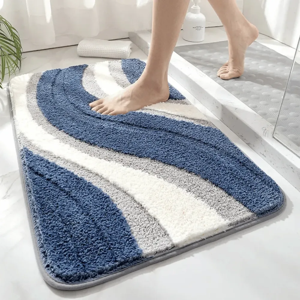 ECOFIBRA – Tapis de bain en microfibre absorbant et à séchage rapide Cozey Maison
