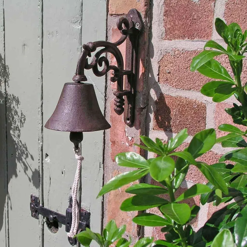 EUROVINT Bell - Sonnette de porte classique en fonte de style vintage pour des entrées de maison élégantes Classique Cozey...