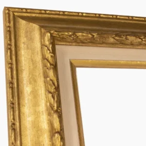 CP3.278.010 cadre en bois avec passe-partout 3,5 fil d'or