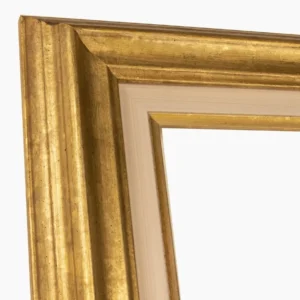 CP3.310.010 cadre en bois avec passe-partout 3,5 fil d'or