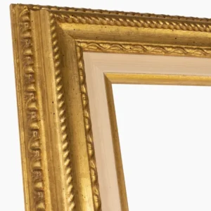 CP3.410.010 cadre en bois avec passe-partout 3,5 fil d'or