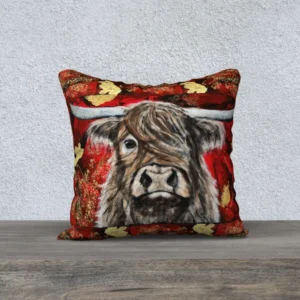 Housse de coussin Abondance 18x18 Création Ghallé
