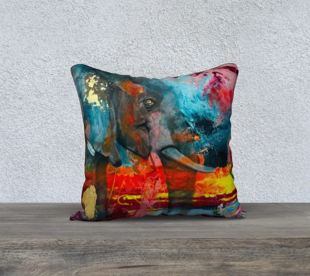 Housse de coussin sacré 18x18 Création Ghallé