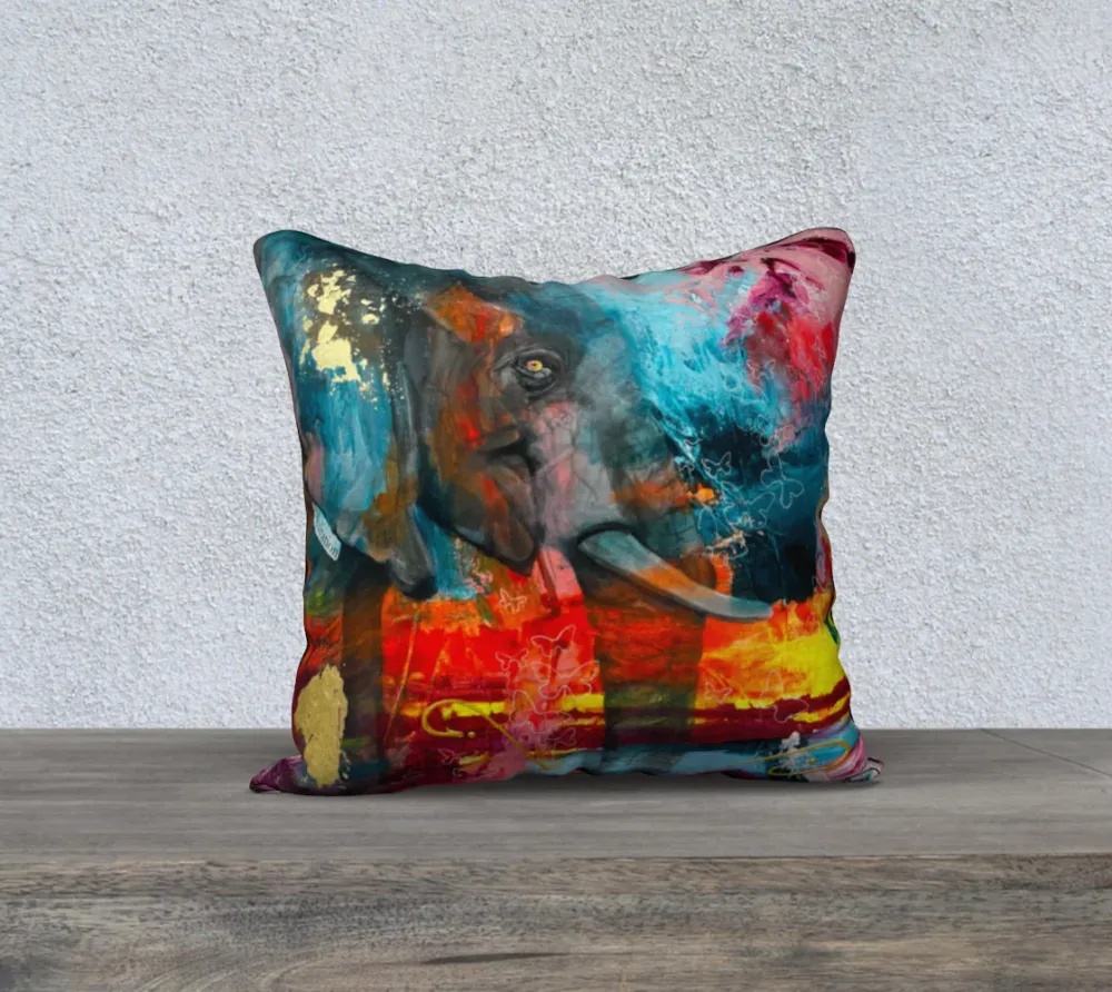 Housse de coussin sacré 18x18 Création Ghallé