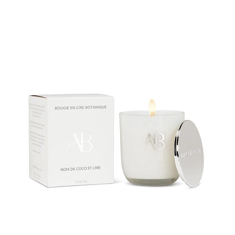 Bougie | Aromabotanical | Noix de coco et lime Créations entre mer et montagne