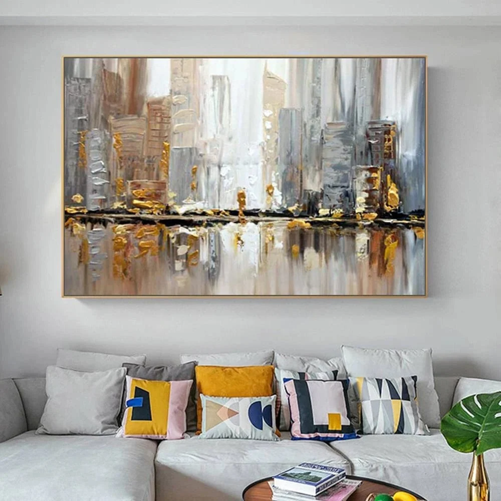 CENTRE-VILLE ABSTRAIT Crib of Art
