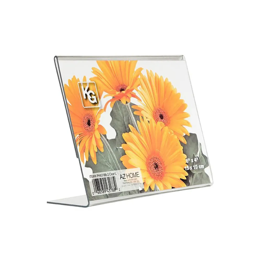 KG Cadre Acrylique Forme de L 6x4po CTG