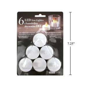 Deco Lite 6 Chandelles Décoratives Del 1.5x1.4po CTG