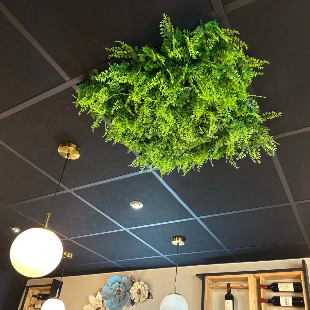 Dalle de plafond végétal artificiel Nature