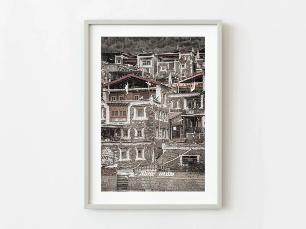 Maisons tibétaines en Chine | Édition limitée à 10 Dan Kosmayer Photography