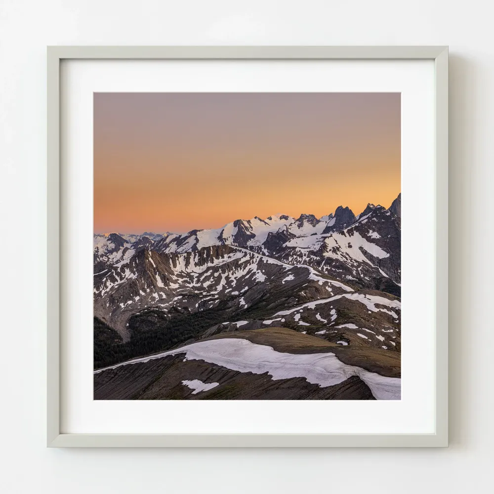 Montagnes Purcell Canada au coucher du soleil | Édition limitée à 10 Dan Kosmayer Photography