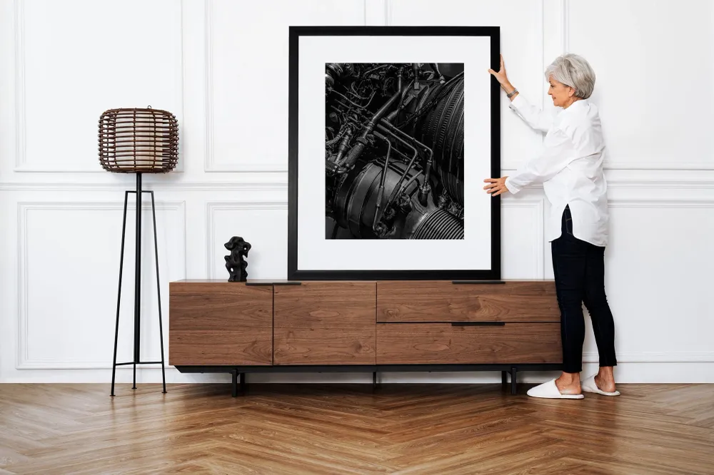 Moteur de fusée F-1 en gros plan | Édition limitée à 10 Dan Kosmayer Photography