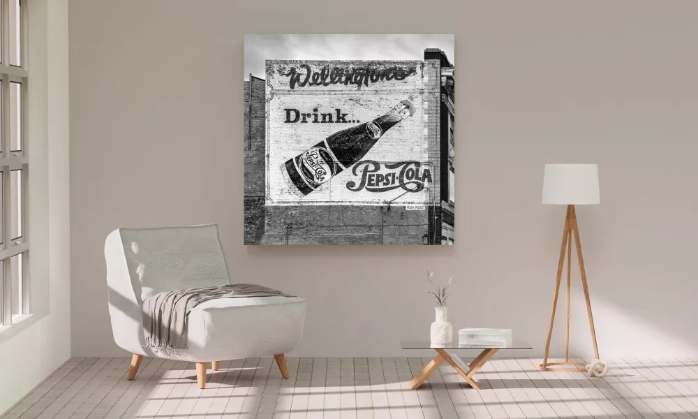 Vieux panneau d'affichage Pepsi Cola Winnipeg | Édition limitée à 10 Dan Kosmayer Photography