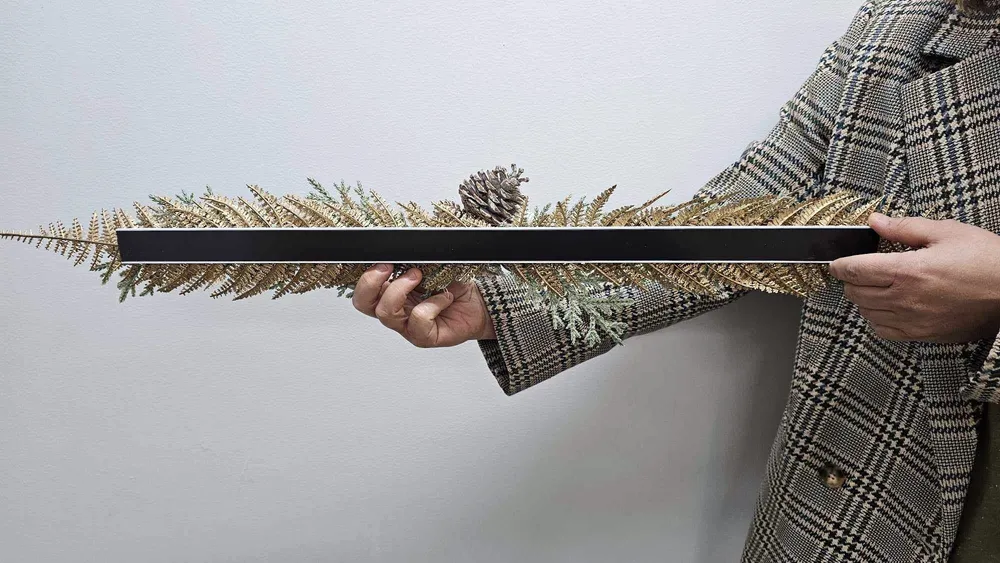 Décoration Florale Magnétique pour Porte d'Acier - Édition Limitée des Fêtes