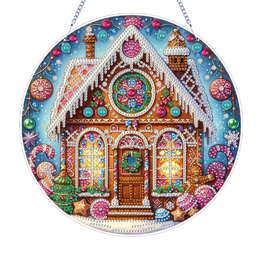 Décoration murale festive en pain d'épice