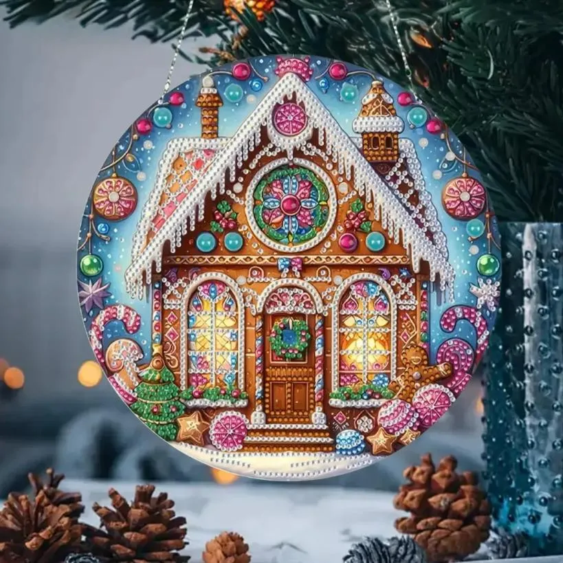 Décoration murale festive en pain d'épice