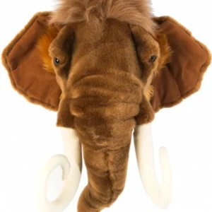 Décoration murale en peluche tête d'animal Wild & Soft Arthur - Mammouth