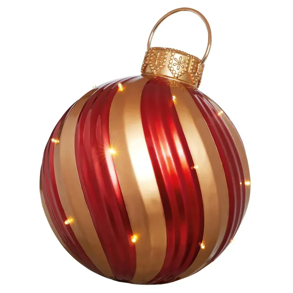 Décoration de Noël Surdimensionnée avec Ampoules à DEL