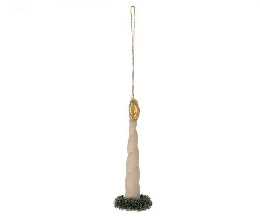 Décoration de Noël en tissu - Chandelle - Maileg