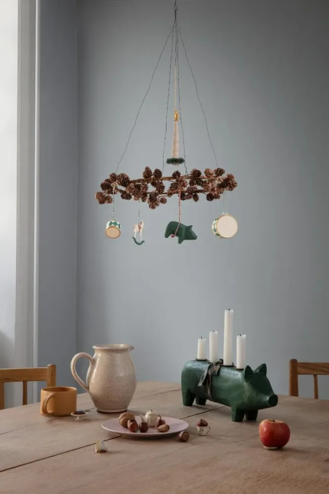Décoration de Noël en tissu - Chandelle - Maileg