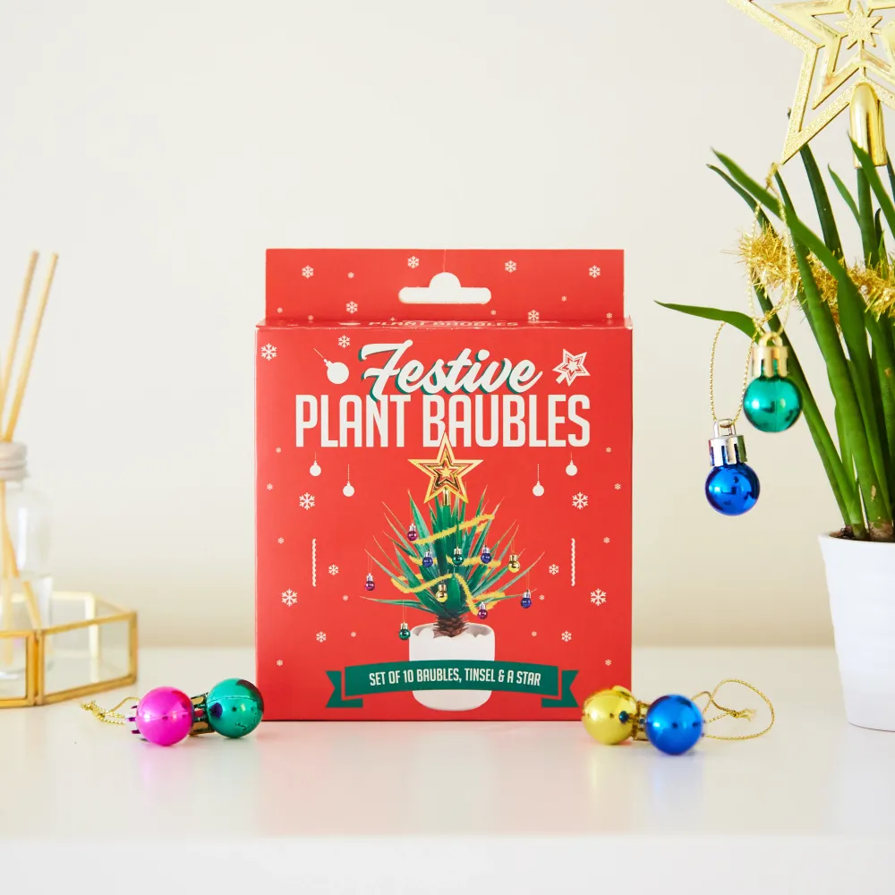 Décorations de Noël pour les plantes d'intérieur