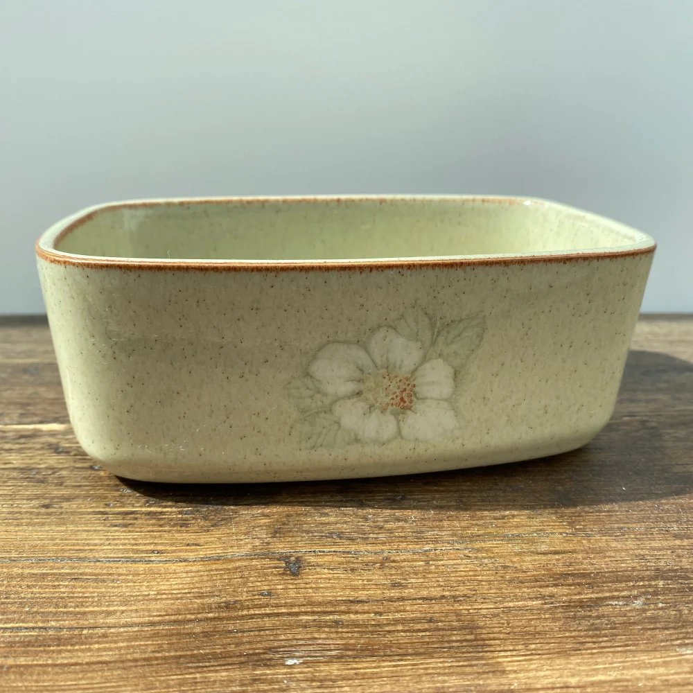 Base de beurrier Denby « Daybreak » (forme de boîte oblongue) Denby Pottery