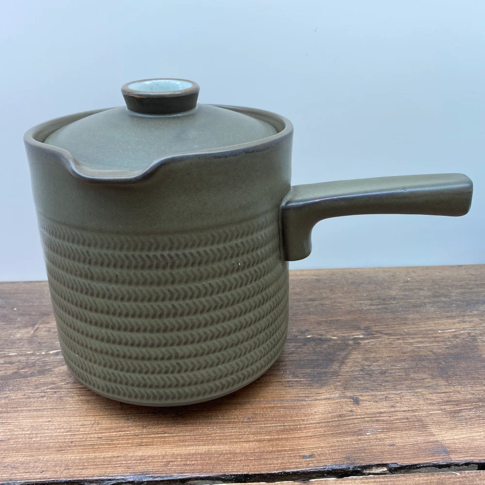 Denby « Chevron » Bouillon/Ragoût, 3 pintes – RARE Denby Pottery