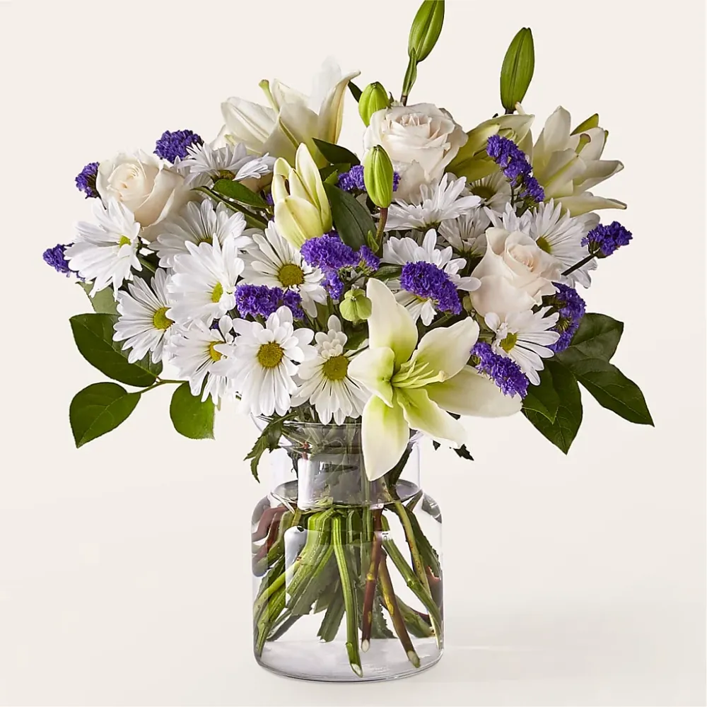 Bouquet Au-delà du bleu Standard Deux Gars Des Fleurs