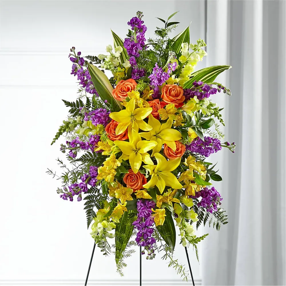 Bouquet de prières réfléchies Standard Deux Gars Des Fleurs