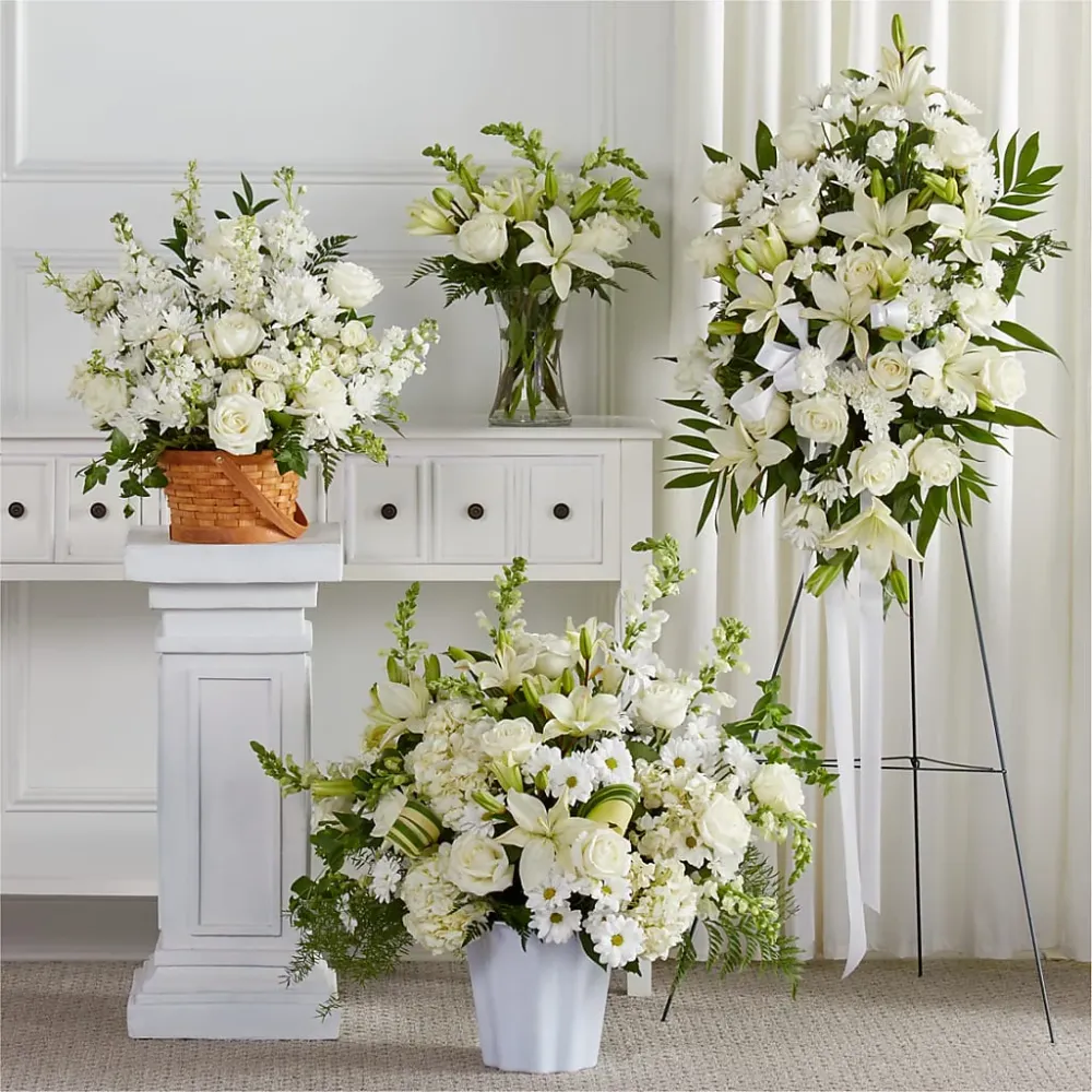 Paquets de condoléances les plus sincères Standard Deux Gars Des Fleurs