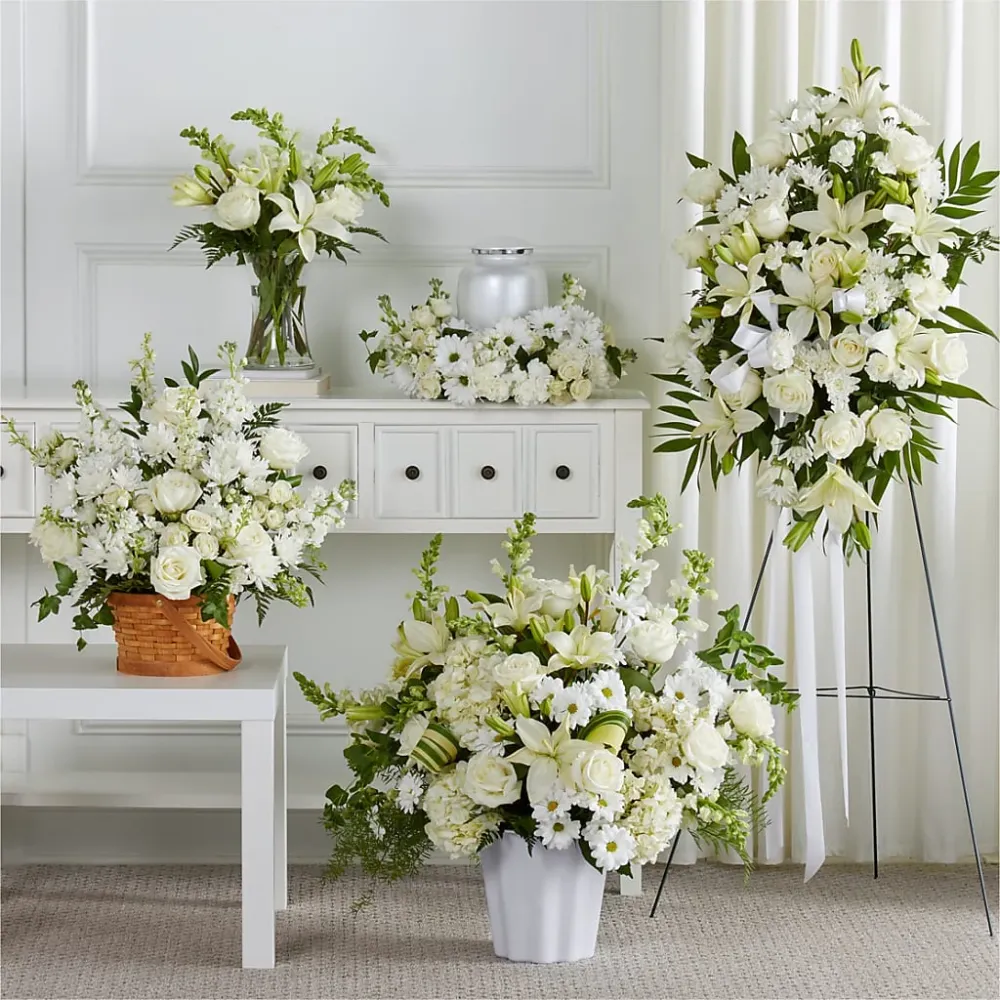 Paquets de condoléances les plus sincères Standard Deux Gars Des Fleurs