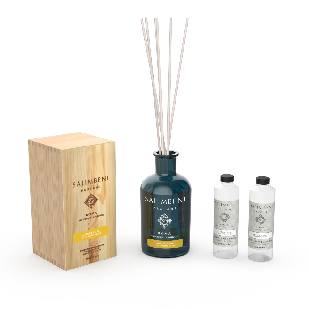 Diffuseur à Bâtonnets de 1000 ml + 2 Recharges Diffuseur à Bâtonnets (FRAGRANCE DE VOTRE CHOIX)