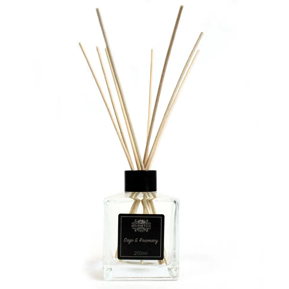 Diffuseur à bâtonnets d'huile essentielle de sauge et de romarin 200 ml