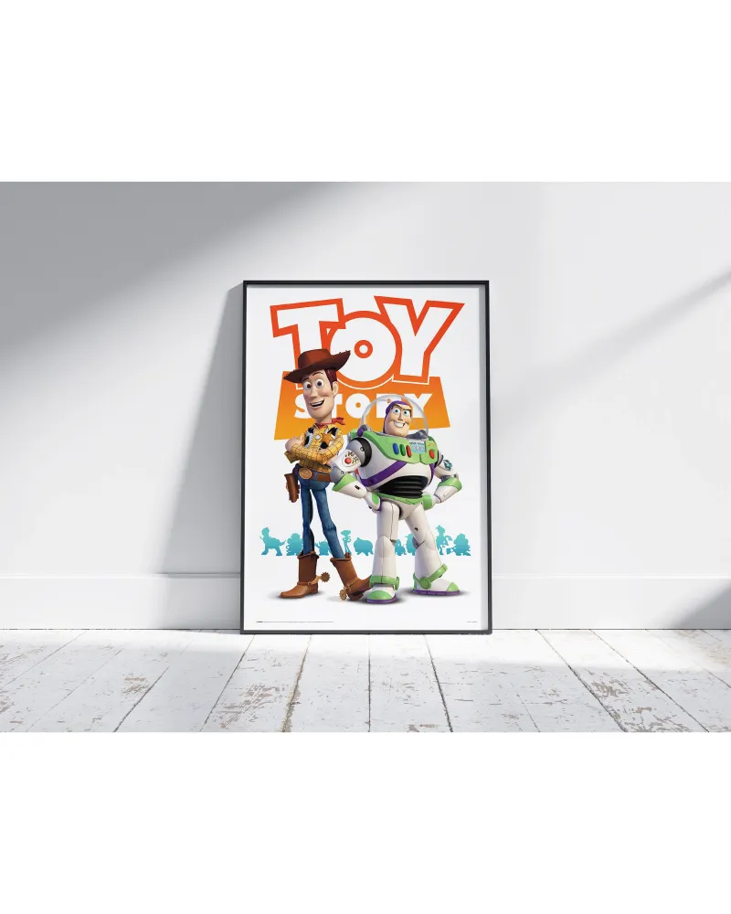 Disney Toy Story Affiche Pixar Woody & Buzz