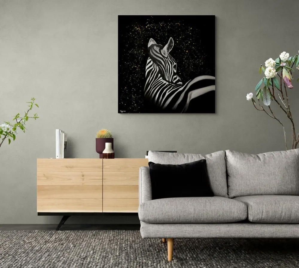 Je dois être dans la savane, pas dans ton salon - 70 x 70 cm
