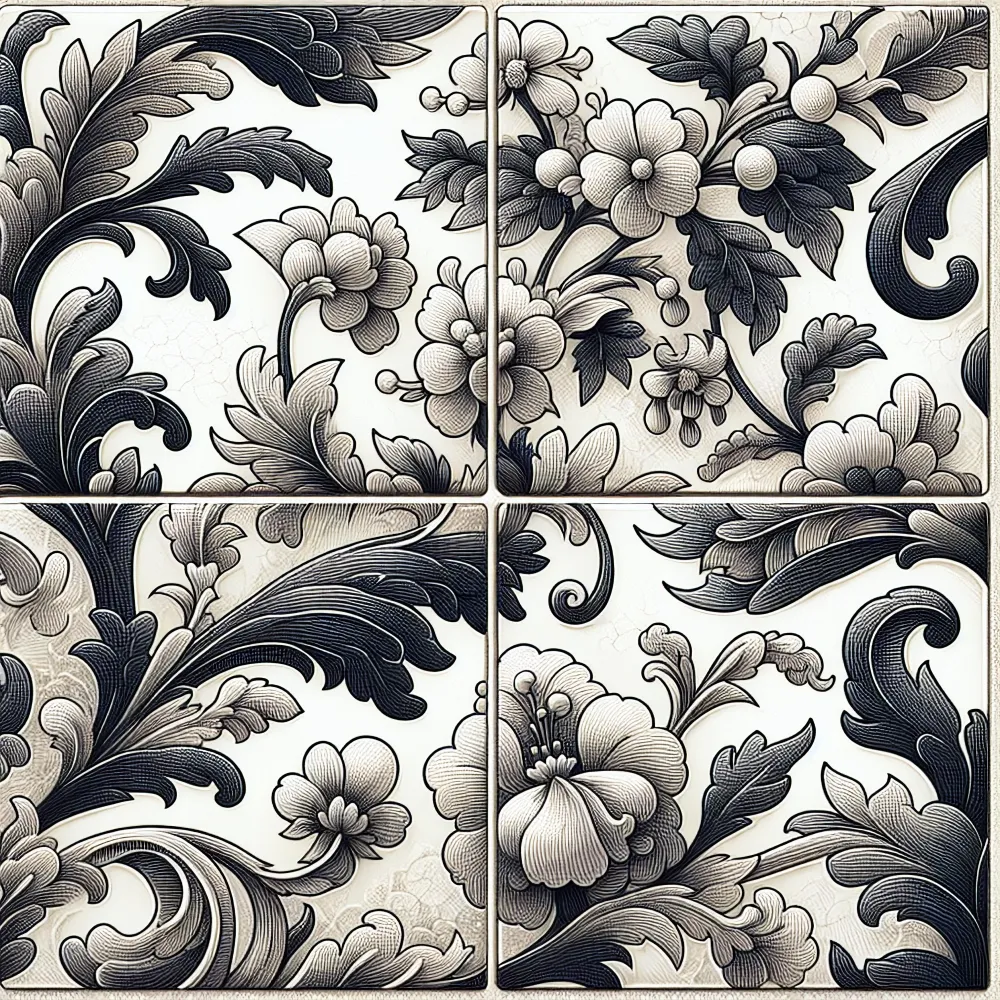 ceramic wall art tiles 7x7 Dolphin Galleries Wall Art