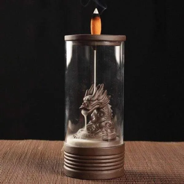 Porte Encens Dragon Vertical 1 Dragon Naga