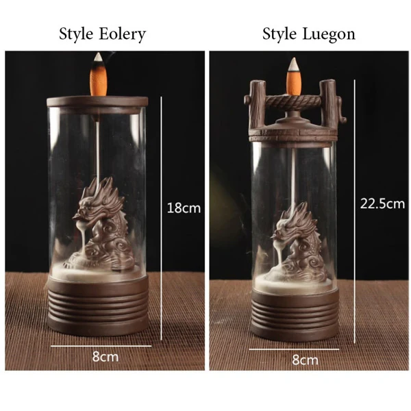 Porte Encens Dragon Vertical 1 Dragon Naga