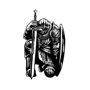 Chevalier avec épée Dulac Laser