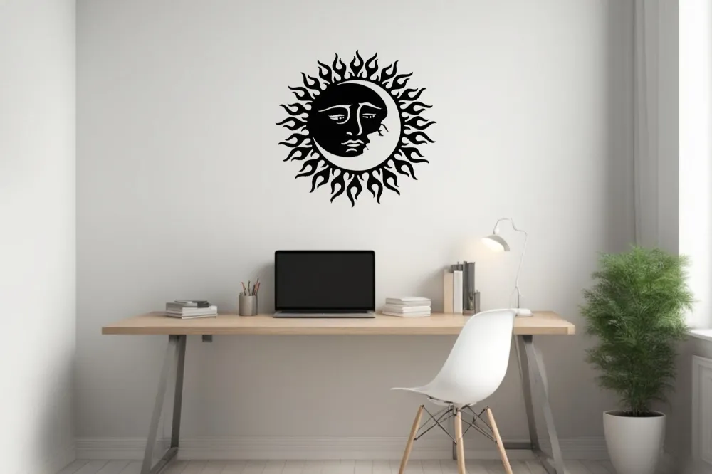 Soleil ying et yang Dulac Laser