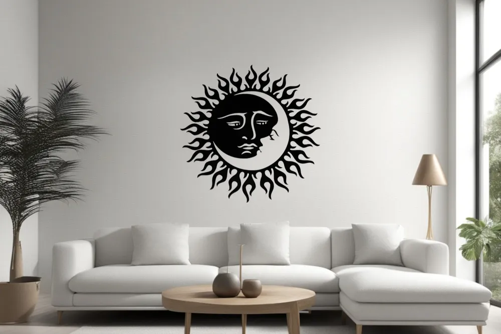 Soleil ying et yang Dulac Laser